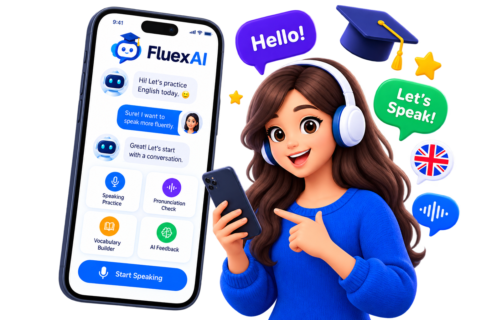 FluexAI English Learning App
